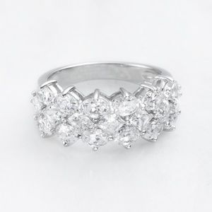 Silver CZ ring